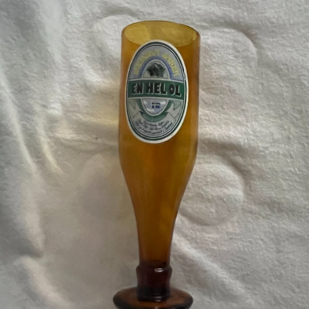 4 - Estate Vintage “En Hel Ol” Swedish Beer Glasses - Picture 3 of 8